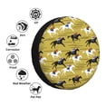 thumbnail image 4 of Saiise Horsemen en Imprimé Races de Cheval, Housse de Pneu en Cuir Imperméable, Protecteur de Roue Durable pour Jeep Wrangler, RV, SUV, Camion et Remorques de Voyage-16 Pouces, 4 of 6