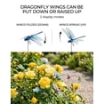 thumbnail image 3 of Dragon Fly Clips for Bugs Repellent, Fake Dragonflies Outdoor Decor, Dragonfly Wasp Deterrent Clip on Garden Ornaments Hat Yard Art Metal Moving Butterfly, 3 of 7