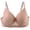 Khaki, variant on Women Plus Size Underwire Lace Bra, Thin Cup Lift Anti-Sagging Support Bra for D Cup Daily Wear White 115D(115D)