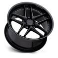 thumbnail image 2 of TSW Aluminum Rim PREMIO 20X8.5in Matte Black with Gloss Black Lip Finish, 2085REM405114B76, 2 of 3