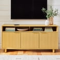 thumbnail image 5 of Better Homes & Gardens Lillian Fluted TV Stand for TVs up to 70", Natural Pine Finish, 5 of 8