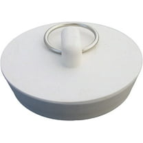 Lasco 02-3217 Hollow Rubber Sink Stopper, White