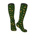 thumbnail image 4 of Fotbe Hohey Bee print Women's Men's Novelty Crew Socks Cotton Socks Knee High Socks for Walking,Running,Nurses,Pregnancy, 4 of 9