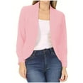 thumbnail image 1 of LOVZFMLL Cardigan pour Femmes Cardigan Décontracté à Manches Longues Veste Manteau Vêtement d'Extérieur, 1 of 5