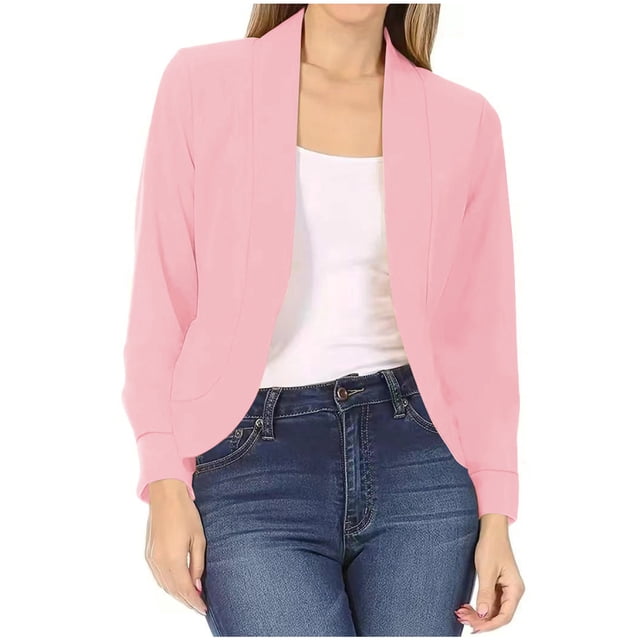 LOVZFMLL Cardigan pour Femmes Cardigan Décontracté à Manches Longues Veste Manteau Vêtement d'Extérieur