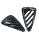 thumbnail image 4 of 2 uds cubierta de salida de ventilación de aire de coche embellecedor delantero superior estilo de fibra de carbono reemplazo para Mazda CX‑3 CX3 2017-2018 Jadeshay A, 4 of 8