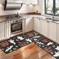 thumbnail image 3 of Kitchen Rugs Sets Of 2,Halloween Ghosts Bats and Castles Anti Fatigue Kitchen Mat Rugs Non Slip Washable,Decorative Kitchen Floor Mats for Kitchen,Sink,Laundry,17"x47"+17"x47", 3 of 5