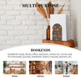 thumbnail image 7 of Sikiie Ho Ho Ho Merry Christmas Bookends 1 Pair, Wood Bookends for Shelves, Book Ends for Shelves, Book Shelf Holder for Home Office, 7 of 7