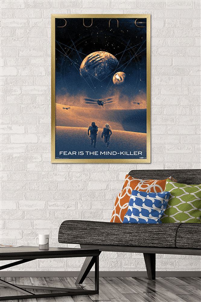 Dune - Fear is the Mind-Killer Wall Poster, 22.375" x 34", Framed