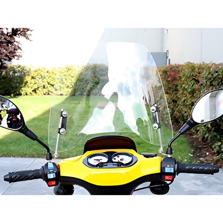 Universal Motorcycle Adjustable Windscreen Wind De... - Vicedeal Universal Motorcycle Adjustable Windscreen Wind De... - Vicedeal