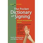 Pocket Dictionary of Signing, Revised and Expanded, Pre-Owned (Paperback)