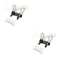 thumbnail image 2 of Greeniant Cuerda de resorte de buceo resistente, conveniente, confiable, accesorio de fijación flexible, cuerdas antipérdida, correa a prueba de Blanco 2piezas Greeniant CBP203768, 2 of 6