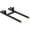 Black + Orange | 60" | 2000 lb | With Gloves, variant on Heavy Duty Clamp-On Pallet Forks for Material Handling – 43" Forks, 2000 lbs Capacity, Quick Attach, Adjustable Stabilizer Bar, Fits Tractor Loader/Skid Steer – Black + Orange, 43" Fork Legs, 2000lb