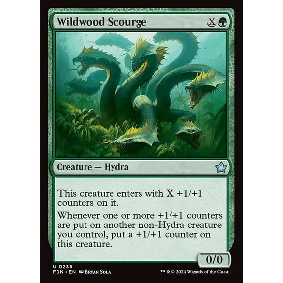 MtG Foundations Uncommon Wildwood Scourge #236