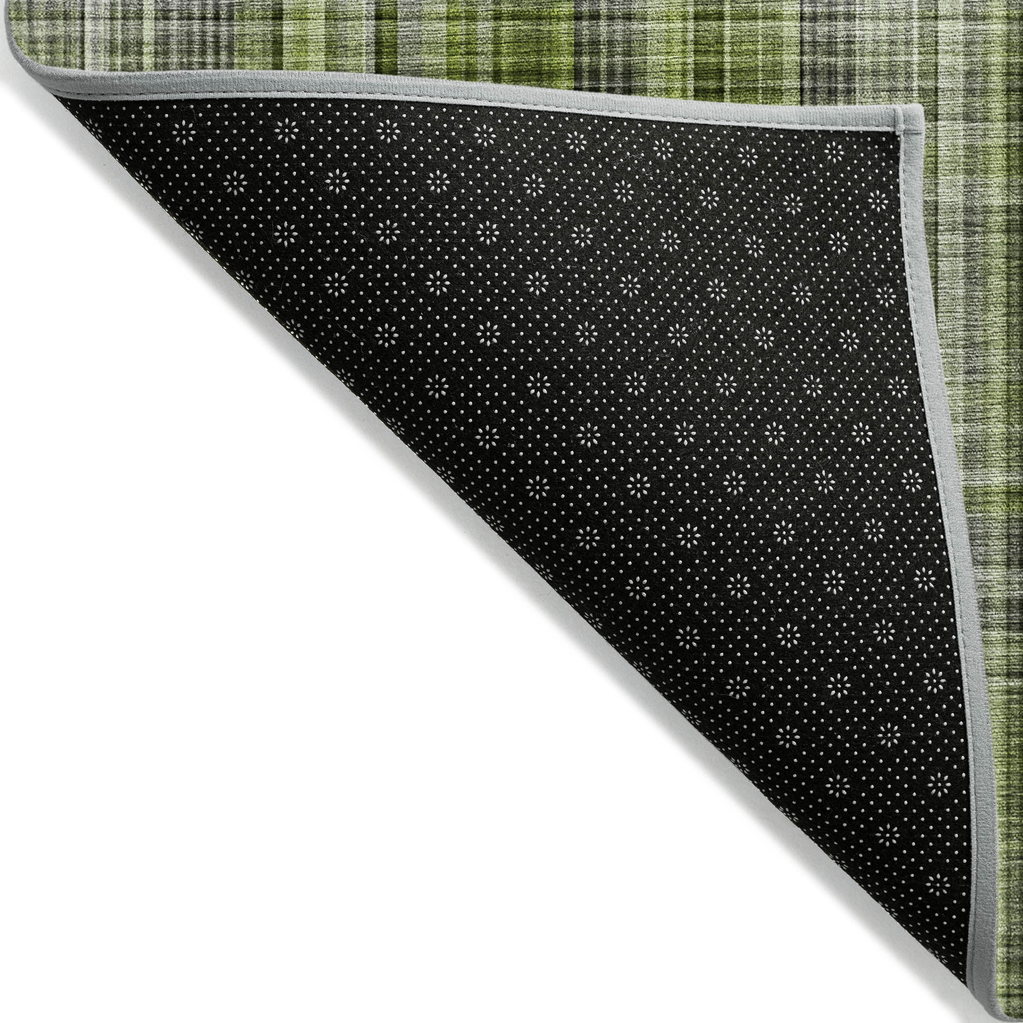 Addison Rugs Chantille Indoor/Outdoor Transitional Plaid Green Washable Rectangle Rug, 10' x 14'