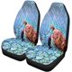thumbnail image 2 of Juego de 2 fundas para asientos de coche ABPHQTO tortuga marina nadando bajo el agua, 2 of 4