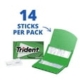 thumbnail image 3 of Trident Sugar Free Gum, Spearmint, Regular Size, 14 Pieces, 3 of 6