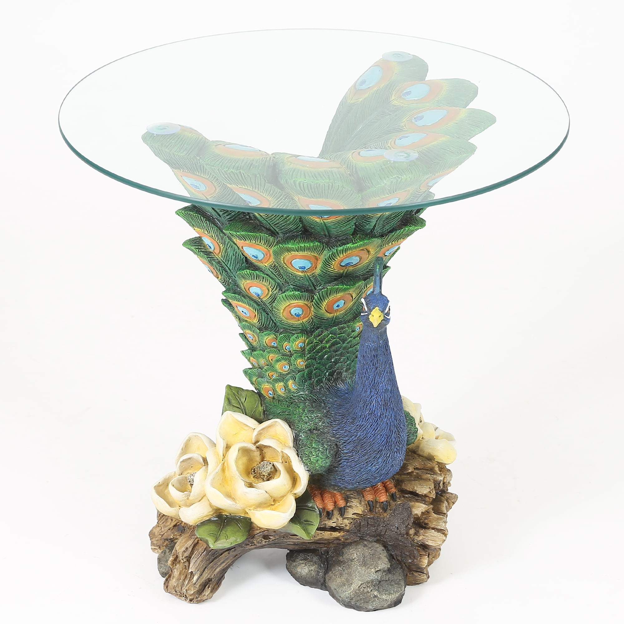 Peacock Accent Table