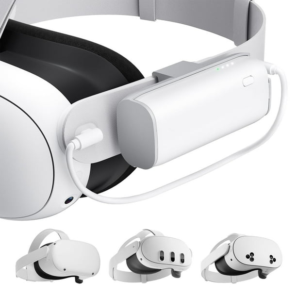 Paquete de baterías SUPERUS para Meta Quest 3/3S y Oculus Quest 2 5000 mAh