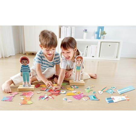Hape - Hape: Dress-Up Magnetic Puzzle - 68pcs, Age 3+