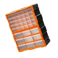 thumbnail image 2 of Mornei Drawers Storage Cabinet Organizer Container Wall Mounted Practical Tools Box for Orange 39 Drawers, 2 of 9