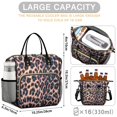 thumbnail image 5 of Leopard Print Pattern Womens Lunch Box for Work,Insulated Large Lunch Bag for Tween and Teen,Loncheras Para Mujer,Leakproof Adult Lunch Bag for Work,Beach,Travel,Picnic,Camping, 5 of 7