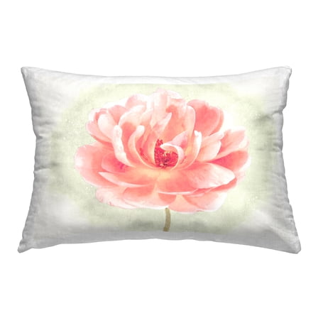 Stupell Industries Pink Flower Sprig Decorative Printed Throw Pillow, 14 x 20