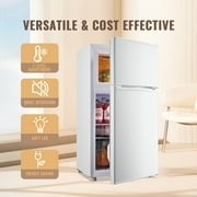 WANAI 3.5 Cu.ft Mini Fridge with Freezer 2 Door Compact Refrigerator Adjustable Thermostat White New