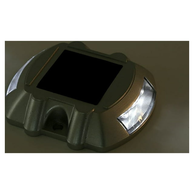 Ejoyous Casting Aluminum Solar Power Waterproof 6 LED Lamp Wireless Outdoor Road Driveway Pathway Light, Solar Light, LED Outdoor Lamp