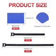 thumbnail image 2 of Uxcell Metal Business Card Anodized Aluminum Blank Laser Engraving Cards with Cable Ties for Multipurpose House Office Dark Blue, 2 of 7