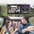 thumbnail image 4 of 3 Channel Dash Cam Front and Rear Inside, 1080P FHD Three Channels Dash Camera for Cars with Super IR Night Vision, WDR, G-Sensor, Loop Recording, Parking Monitor, 4 of 6