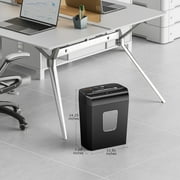 Bonsaii C277-B 6-Sheet Cross Cut Paper Shredder with 3.4 Gallon Wastebasket