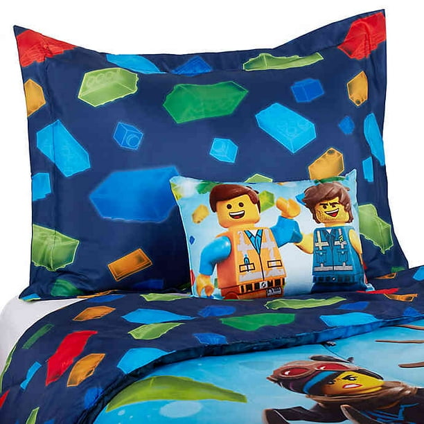 Lego Movie 2 Twin/Full Comforter Set in Blue