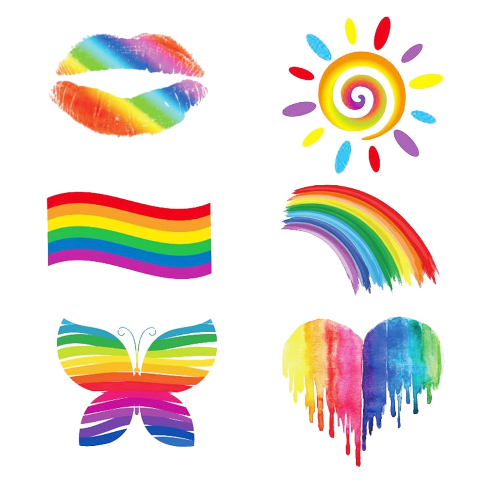 Super Cute Sticker Book Duo Lips Hearts Rainbows 500+ Stickers