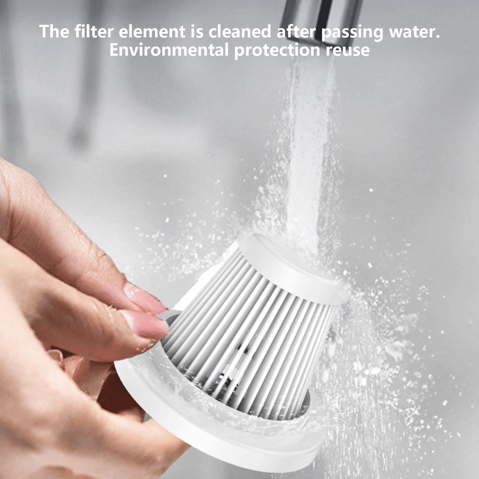 Nilvkv Car Vacuum Cleaner Suction Power Household Brushless Small Portable Car Wireless Temperature Control Energy Saving Multiple Modes