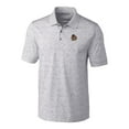 thumbnail image 2 of Men's Cutter & Buck Steel Oregon State Beavers Vault Advantage Tri-Blend Space Dye Big & Tall Polo, 2 of 3