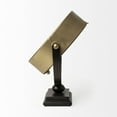 thumbnail image 6 of Mercana Houston Gold Metal Half-Moon Base Table Clock, 6 of 9