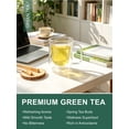thumbnail image 6 of TeeLux Green Tea Bags, Natural Pure Green Tea, Super Antioxidant, Smooth Flavor, Caffeinated, 100 Count, 6 of 9