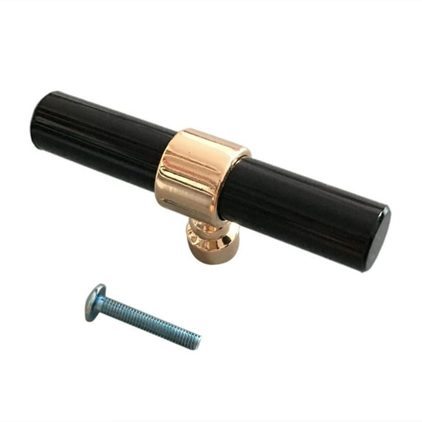 Tirador redondo para barra de puerta, para armario, colgante, armario o cajón. Rose Gold 81mm