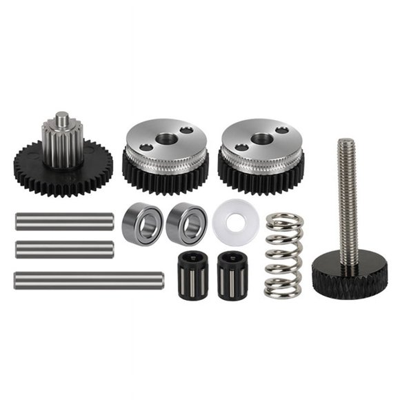 -Extruder, Extruder Gear Kit 2.4 0.1 High Precision Gear Hardened Steel Extruder 3D Print Accessories