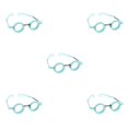 thumbnail image 3 of maskred Adult Optical Trial Lens Frame Eyeglasses Optometry Optician Tool Optic Blue 70mm 5Set, 3 of 6
