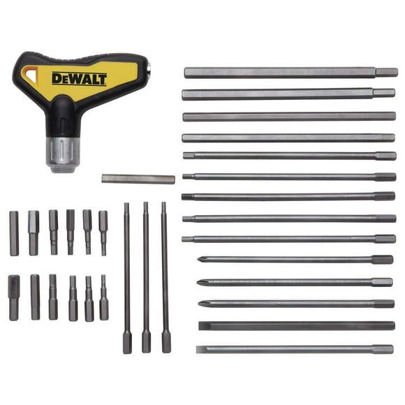 DEWALT Hex Key Wrench Set Ratcheting. T-Handle Set 31-Piece (DWHT70265)