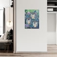thumbnail image 3 of Farmhouse Bathroom Decor Wall Art Rustic Blue Butterfly Firefly Bottle Flower Pictures Wall Decor Faith Hope Love Sign Canvas Painting Prints Artwork Decorations Framed for Kitchen Bedroom 12"x16", 3 of 6