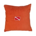 thumbnail image 2 of LOVIVER Home Decorative Throw Pillow Case Dive Flag Pattern Cushion Orange, 2 of 8