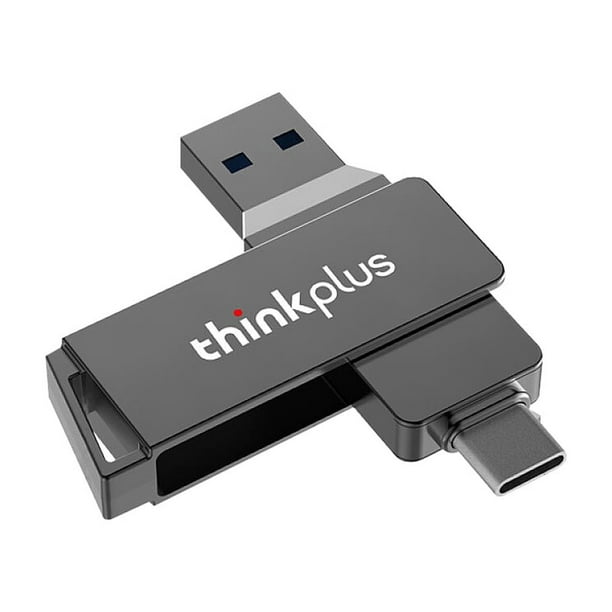 Unidad Flash USB de Metal Thinkplus MU251 64GB USB3.0 + Tipo C Doble Puerto Alta Velocidad