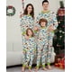 thumbnail image 2 of Pijamas familiares a juego de Navidad 2025, pijamas de dibujos animados de muñeco de nieve de Feliz Navidad, conjunto de ropa para adultos y niños, mono de bebé + ropa para perros, 2 of 4