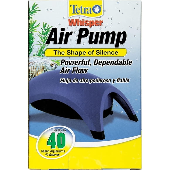 Tetra Whisper - Bomba de Aire fácil de Usar para acuarios (no UL) 77853, 20 a 40 galones