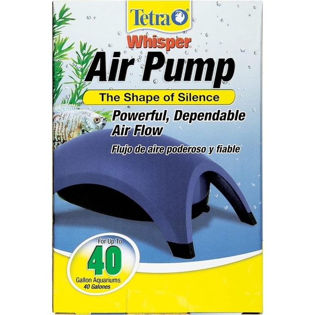 Tetra Whisper - Bomba de Aire fácil de Usar para acuarios (no UL) 77853, 20 a 40 galones