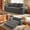 Gray, variant on Leumius 2-in-1 Convertible Sofa Bed,Boneless Corduroy Modular Sleeper Couch with Cup Holders & Side Storage Pockets,Oversized Deep Seat Sofa for Living Room, Apartment, Guest Room,Gray