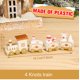 thumbnail image 3 of Wooden/Plastic Train Merry Christmas Ornament Christmas Decorations For Home 2024 Xmas Gifts Noel Natal Navidad New Year 2025, 3 of 5